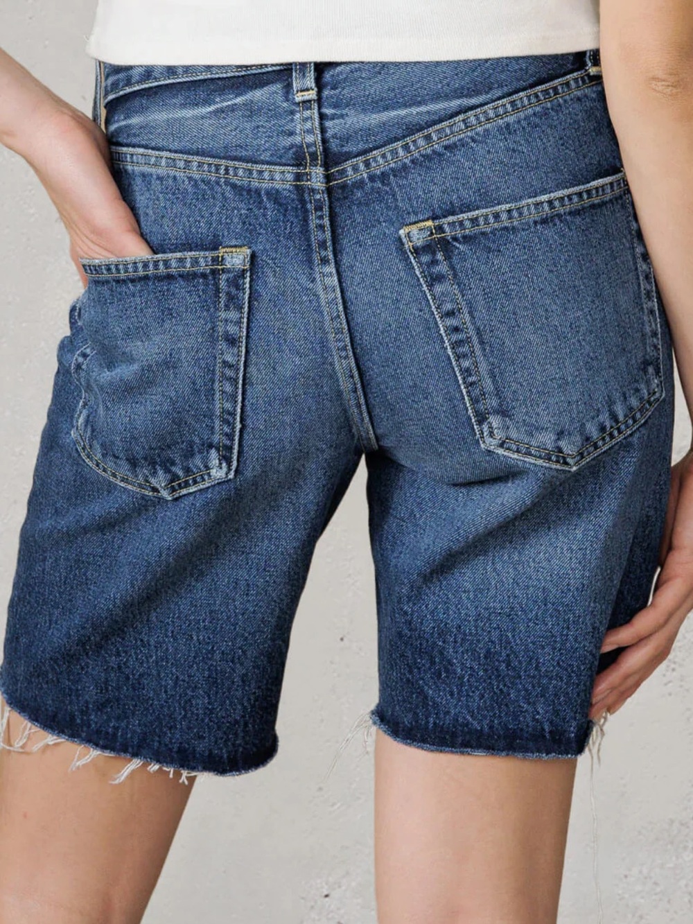 Edwin Light Blue Denim Cai Bermuda Shorts NWT Size 30 - Picture 7 of 7